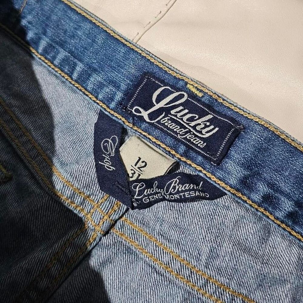 lucky brand light wash denim low rise bermuda shorts - Picture 4 of 4